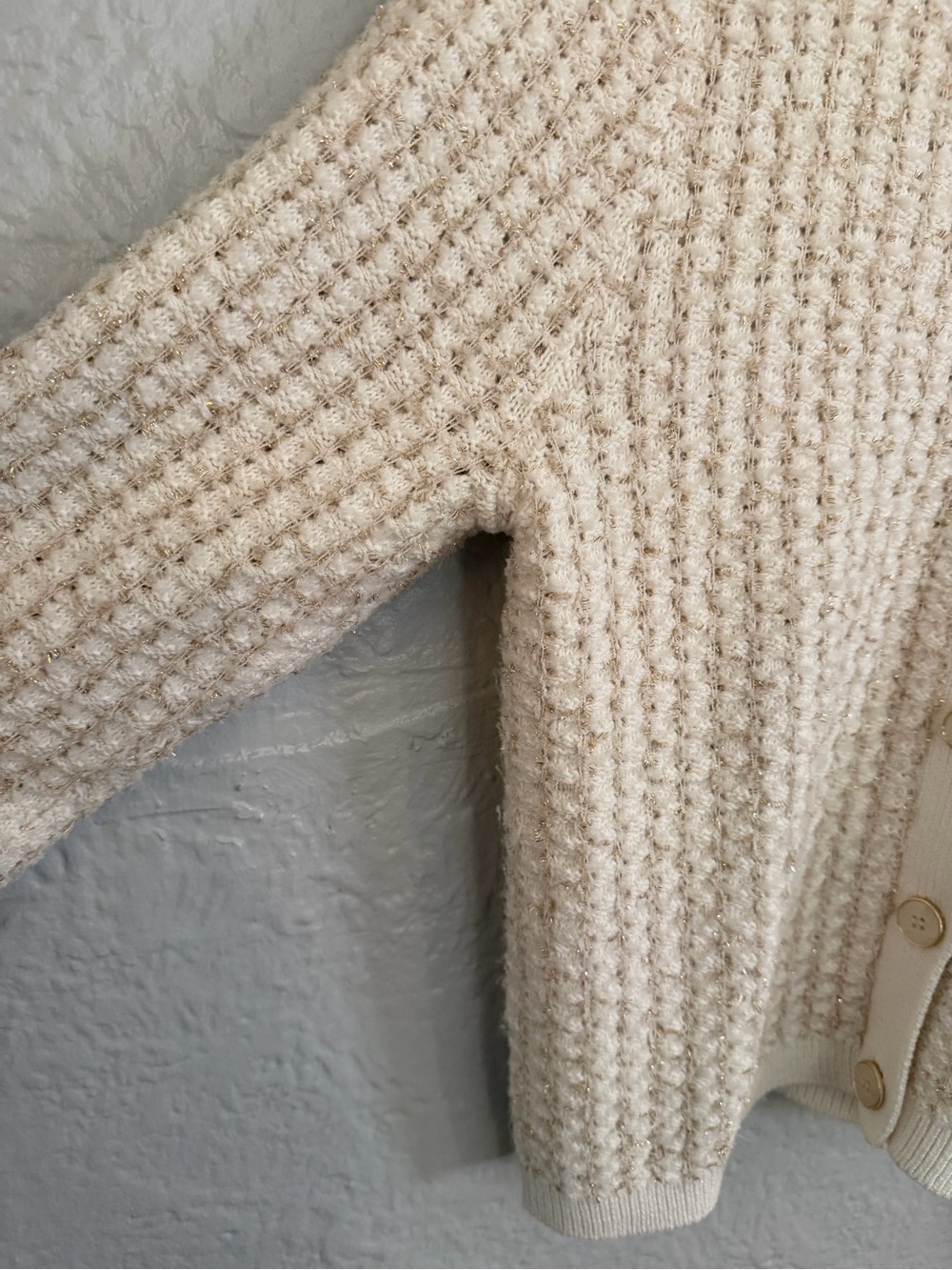 Knit lady jacket cardigan sweater - Picture 5 of 9